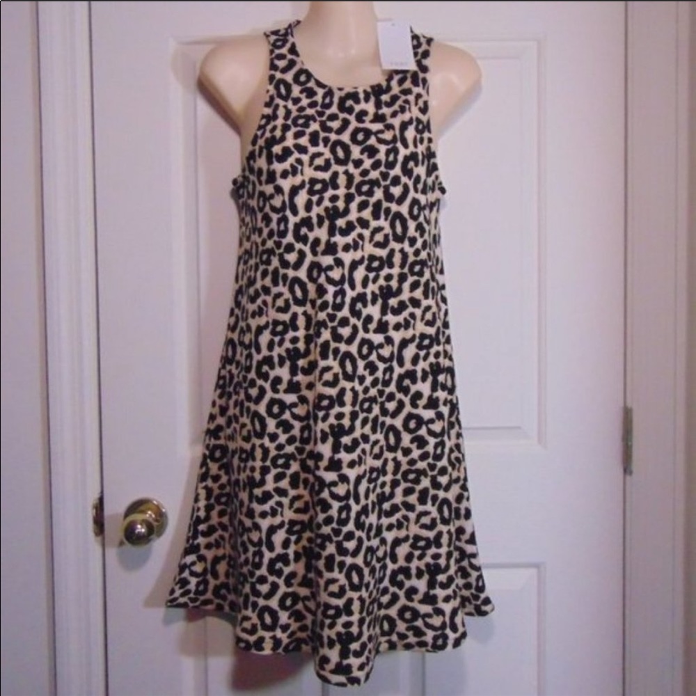 Tobi Animal Print Dress Small NWT